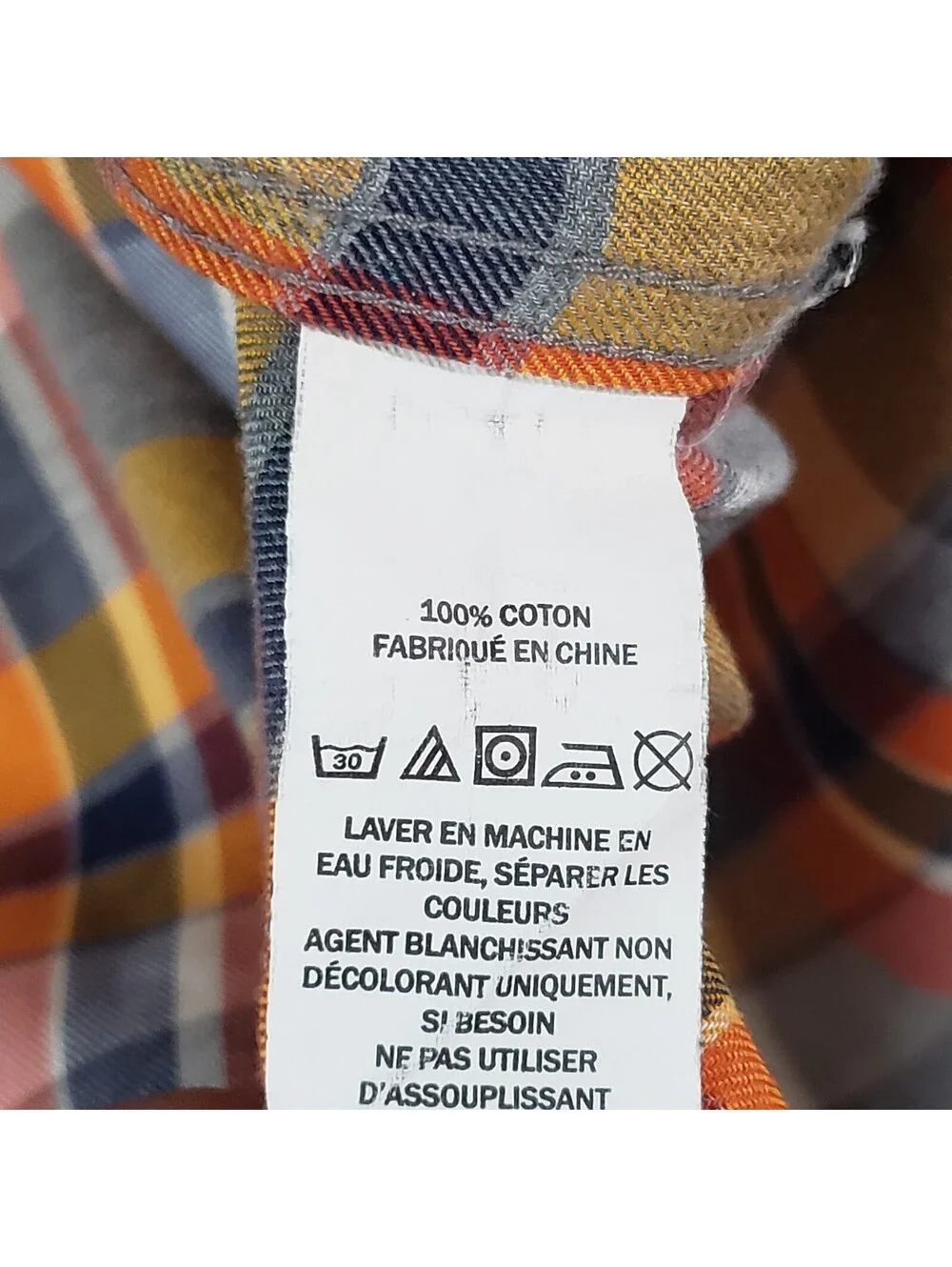 L.L.Bean Men's L Tall Plaid Cotton Woven Button-Down Long Sleeve Shirt